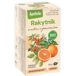 Smiltsērkšķu tēja ar piparmētru un apelsīnu BIO 20x1,8g